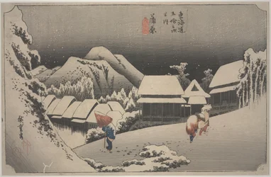 Schnee bei Nacht