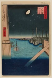 Tsukudajima von der Eitai-Brücke