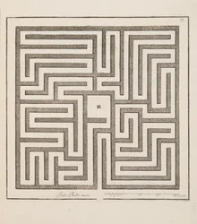 Entwurf für Parterre, aus Theatre des Plans et Jardinages, veröffentlicht 1652