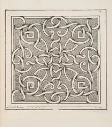 Entwurf für ein Parterre, aus Theatre des Plans et Jardinages, veröffentlicht 1652