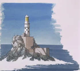 Fastnet Rock Leuchtturm, Irland