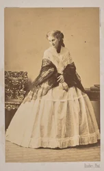 Herzogin Sofia de Morny 1838-1896, geborene Gräfin Trubetskaya, 1862