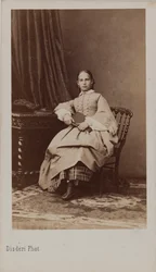 Porträt von Prinzessin Eugenia Maximilianovna von Leuchtenberg 1845-1925, ca. 1865