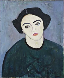 Madame Derain in Grün