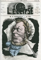 Adolphe Georges Gueroult (1810-1872), französischer Saint-Simonianischer Journalist. Titelblatt in „L
