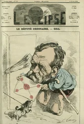 Alphonse-Auguste Duchesne de Gillevoisin, Marquis de Conegliano, Abgeordneter von Besancon. Titelblatt in „L