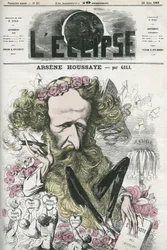 Arsene Housset dit Houssaye (1815-1896), französischer Schriftsteller. Titelbild in „L