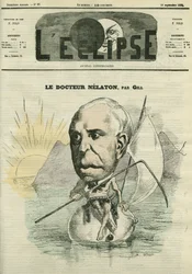 Auguste Nelaton (1807-1873), französischer Chirurg. Titelbild in „L