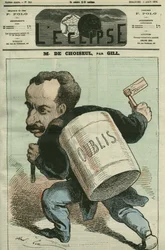 Karikatur von Horace von Choiseul-Praslin
