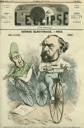 Emille Ollivier (1825-1913), französischer Politiker und Bancel. Titelblatt in „L