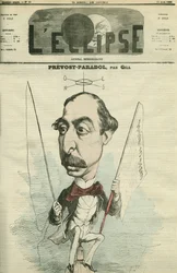 Lucien Anatole Prevost-Paradol (Prevost Paradol) (1829-1870), französischer Literaturkritiker. Titelbild in 