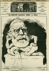 Porträt von François-Vincent Raspail (1794-1878), französischer Chemiker, Arzt und Politiker. Titelbild in „L