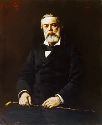Porträt von Jules Vallès 1832-1885, 1881