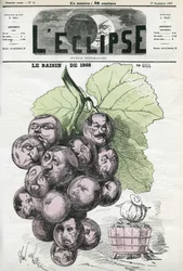 Die Traube von 1868, Evokation einer außergewöhnlichen Ernte. Cover in „L