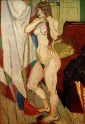 Suzanne Valadon kämmt sich
