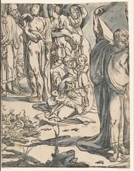 Moses zerbricht die Gesetzestafeln (zweiter Teil)