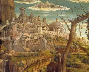 Agonie im Garten (Detailansicht von Jerusalem)