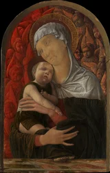 Madonna mit Kind, Seraphim und Cherubim, ca. 1454
