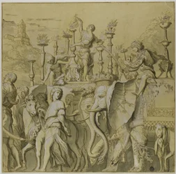Triumphe von Julius Caesar: Leinwand Nr. V