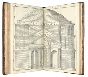 Zwei Ansichten des Pantheons, 1570
