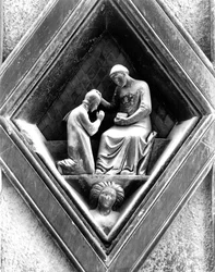 Heilige Weihe, ein Relief vom Campanile, 1337-41