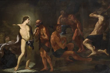 Apollo in der Schmiede des Vulkan
