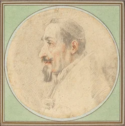 Papst Alexander VII Zeichnung