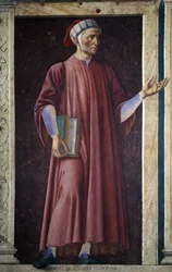 Dante Alighieri aus der Villa Carducci Serie berühmter Männer und Frauen