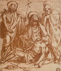 Toter Christus in den Armen der Jungfrau (Pieta)
