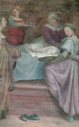 Damen in Wartestellung (Detail)