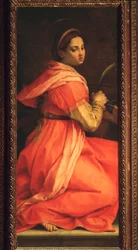 Heilige Katharina von Alexandria, Altarbild der Heiligen Agnes