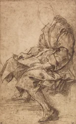 Studie einer männlichen Figur