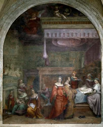 Die Geburt Marias (Fresko)