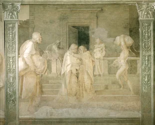 Besuch der Jungfrau bei Elisabeth (Detail)