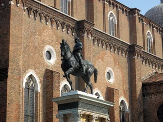 Reiterstatue des Condottiere Colleoni von Andrea del Verrocchio