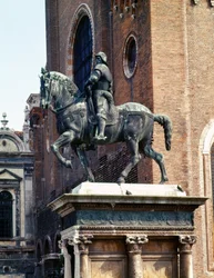 Reiterstatue des Condottiere Colleoni von Andrea del Verrocchio