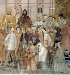 Der Triumph der katholischen Kirche (Detail eines Freskos)