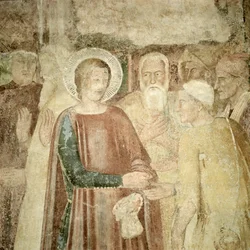 Detail von St. Ranieri im Heiligen Land, Mitte des 14. Jahrhunderts