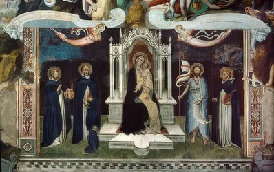 Thronende Madonna