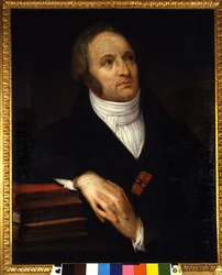 Porträt von Vincenzo Monti, italienischer Dichter. Gemälde von Andrea Appiani. 1809. Pinacoteca di Brera, Mailand