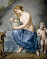 Venus und Hymen weinend, um 1790, zugeschrieben Andrea Appiani (1754-1817)