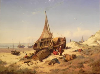 Ebbe in Scheveningen
