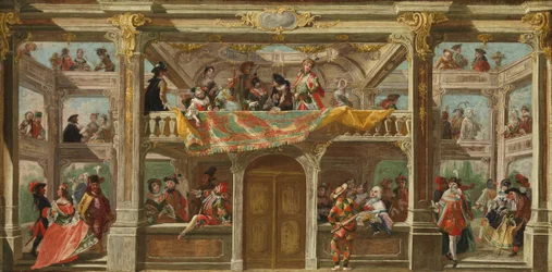 Ein Maskenball in Böhmen, ca. 1748