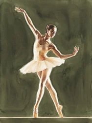 Anmutige Balletttänzerin