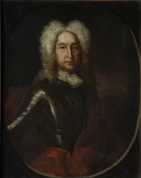 Porträt von Prinz Iwan Alexejewitsch Golizyn, 1658-1729, 1728