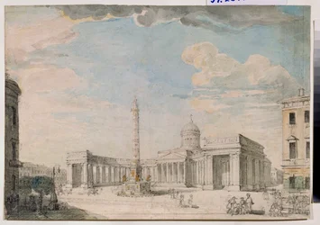 Die Kasaner Kathedrale in Sankt Petersburg