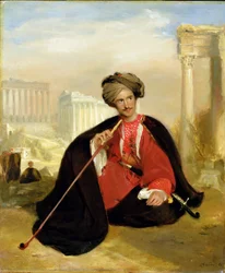 Charles Lenox Cumming-Bruce in türkischer Kleidung