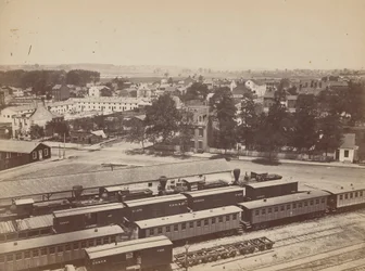 Nr. 89 - Alexandria, vom „Round House“ aus, Blick nach Norden