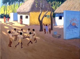 Tanzende Kinder, Indien