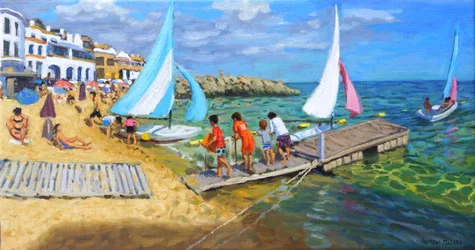 Segelclub, Calella De Palafrugell, Spanien, 2020